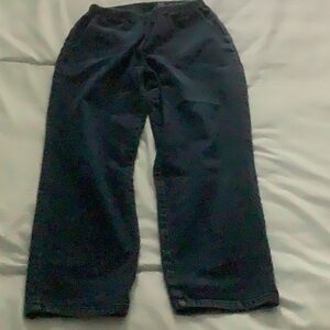 Black Straight Leg Jeans with Matte Finish